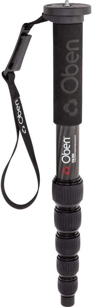 Oben CTM-2600 Monopod de fibra de carbono de 6 secciones