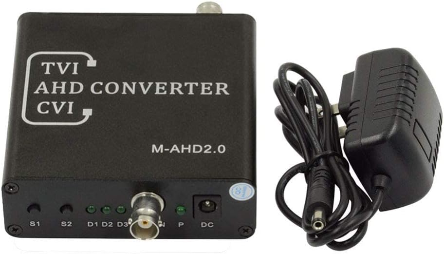 BNC AHD TVI CVI CVBS a HDMI VGA CVBS PAL NTSC convertidor de video coaxial AHD TVI 5MP CVI 2MP para cámara IP CCTV analógica DVR XVR IR LED 720 p