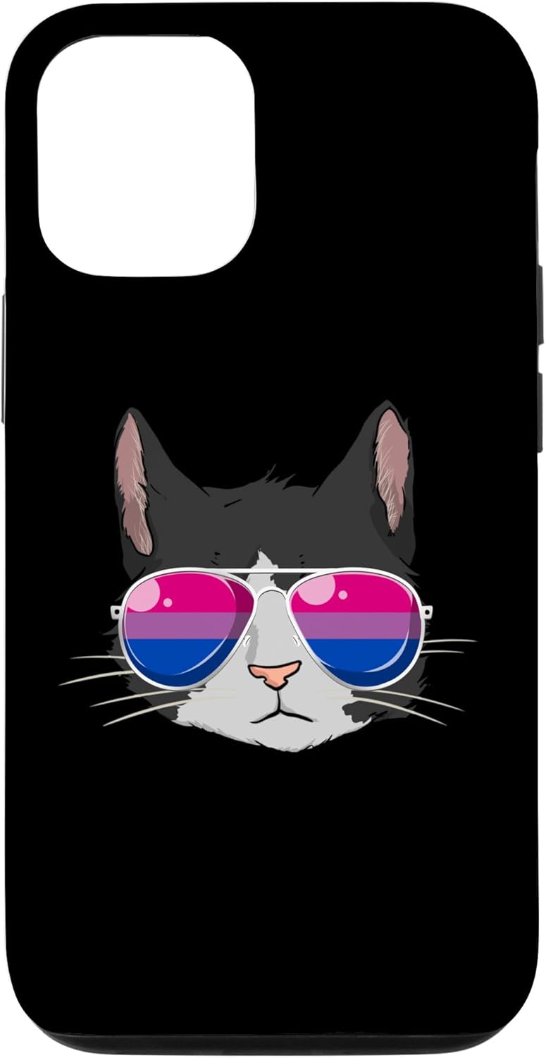 iPhone 1212 Pro Bisexual Cat Bi Sexual Gato Dueño de Mascotas LGBTQ Bisexual Case