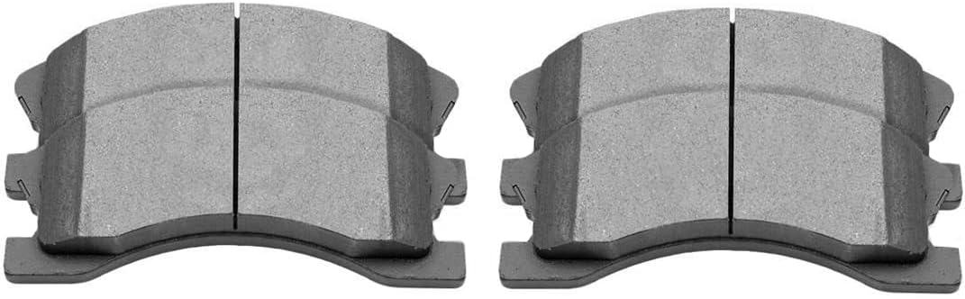 AutoShack – Juego de 4 pastillas de freno perforadas y ranuradas delanteras y traseras, color negro y cerámica, repuesto para Jeep Grand Cherokee