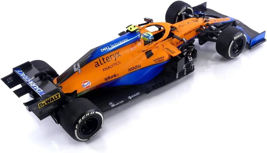Minichamps 530213304 Mclaren F1 Team MCL35M-Lando Norris-2nd Place Italian GP 2021 – Coche coleccionable en miniatura, multicolor