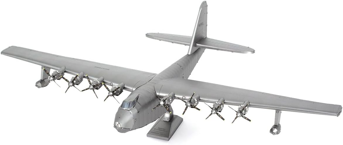 Fascinations Metal Earth Premium Series Hughes H-4 Hércules Spruce Goose – Kit de modelo de metal 3D con pinzas