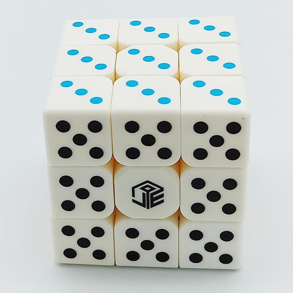 AMGRBCUBO Speed Cube 3×3 Dados Forma Cubo Mágico Puzzle IQ Juego Puzzles 2.205 in