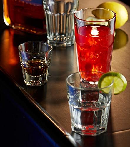 Arc Cardinal Arcoroc – Vaso Gotham totalmente templado, 10 onzas, transparente, caja de 36