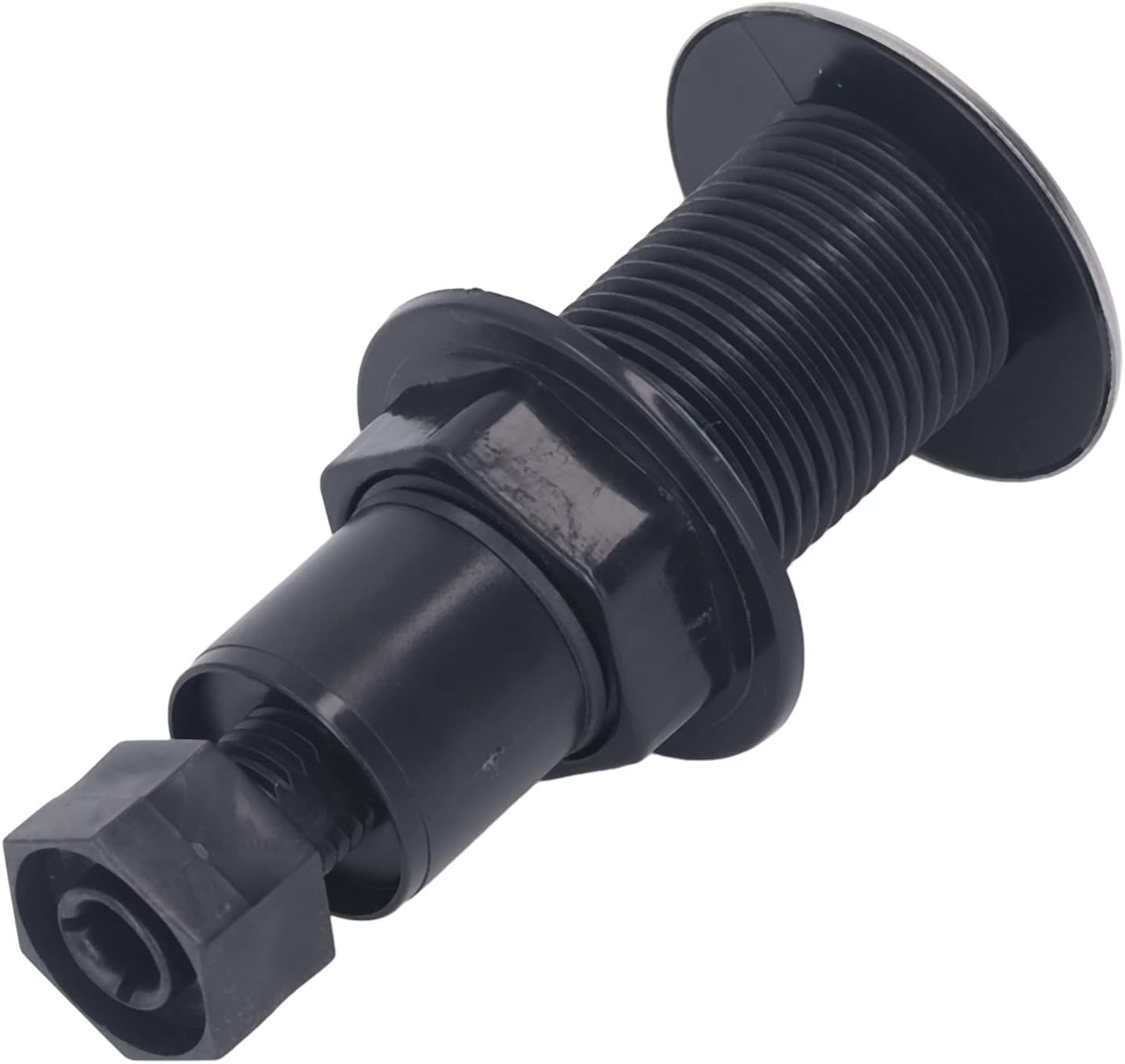Kit de manguera de interruptor de aire para bañera neumática de 0.984 in, botón de arranque de repuesto de acero inoxidable, ABS 1,5 M, eliminación