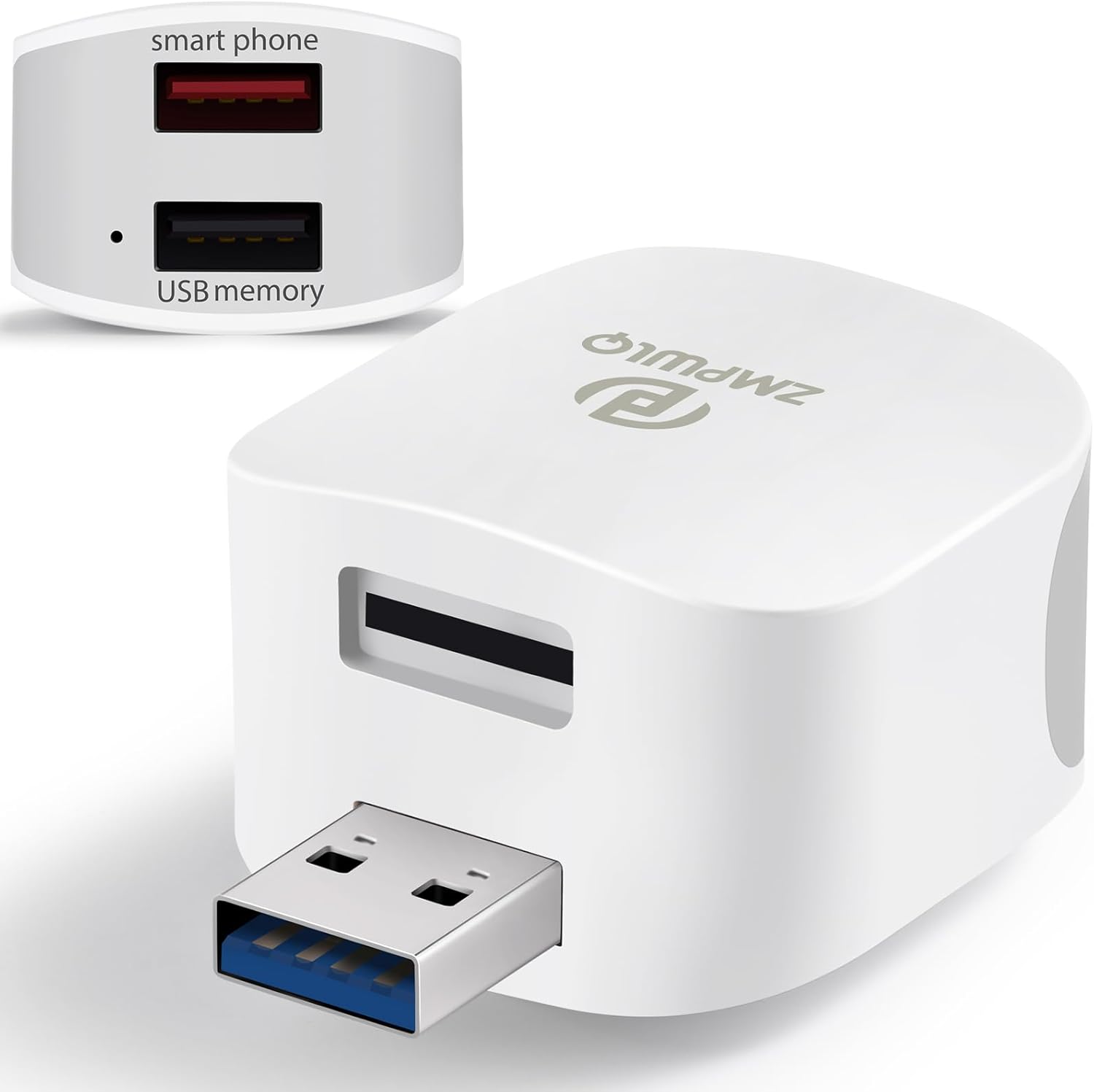 PL ZMPWLQ Adaptador de copia de seguridad automática para iPhonefoto-copia de seguridad-almacenamiento-cubo de datos para iPhone-Backup-Dispositivo