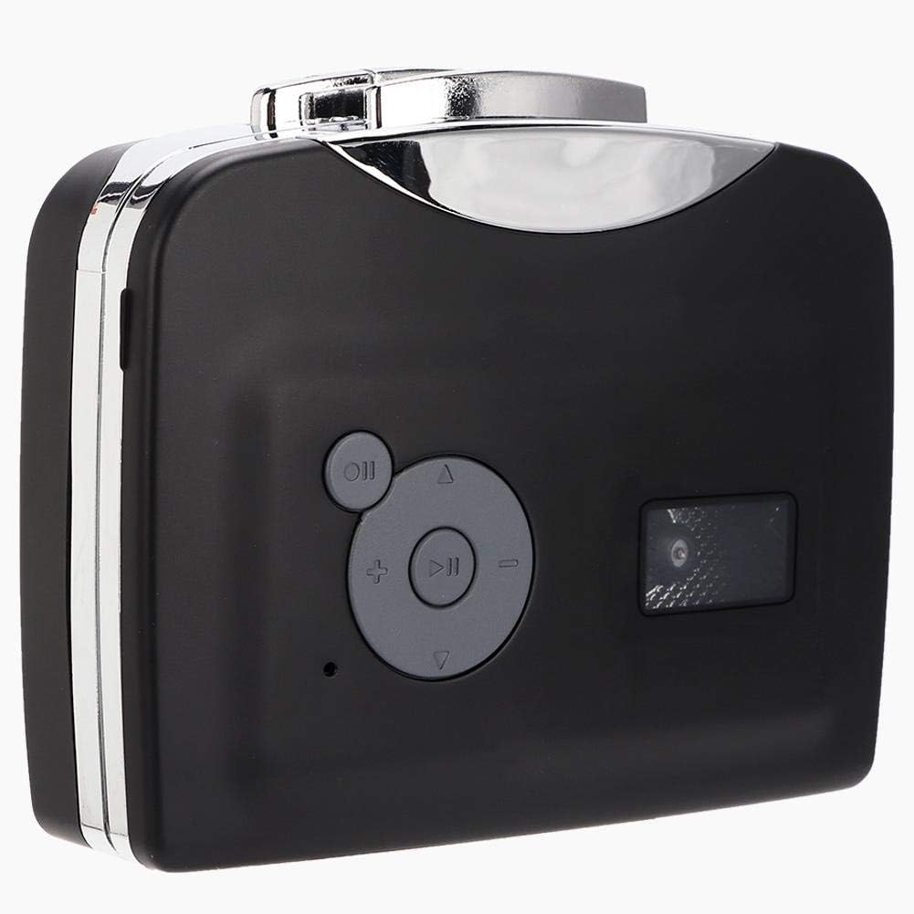 Convertidor de casete a MP3, casete USB estéreo cinta digital MP3 con auriculares, reproductor de cassette portátil, convertidor de cinta de casete
