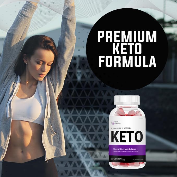 Pure Balance Keto Gummies – Gomitas de fórmula cetogénica avanzada Pure Balance (individuales, 60 gomitas)