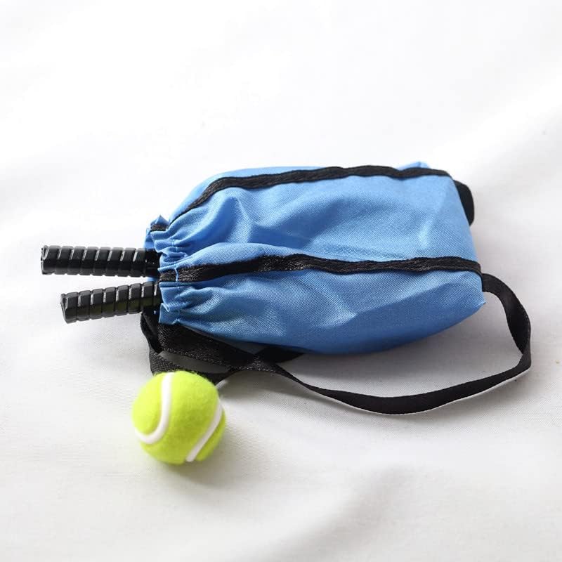 Accesorios de decoración de casa de muñecas, simulación de casa de muñecas 112, juego de 4 piezas de mini tenis con bolsa
