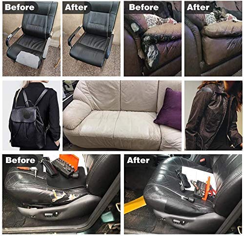 Cindy’s Tape Cinta de cuero adhesiva impermeable para reparaciones de 3 x 60pulgadas para sofás, asientos de automóvil, bolsas, muebles, asiento del