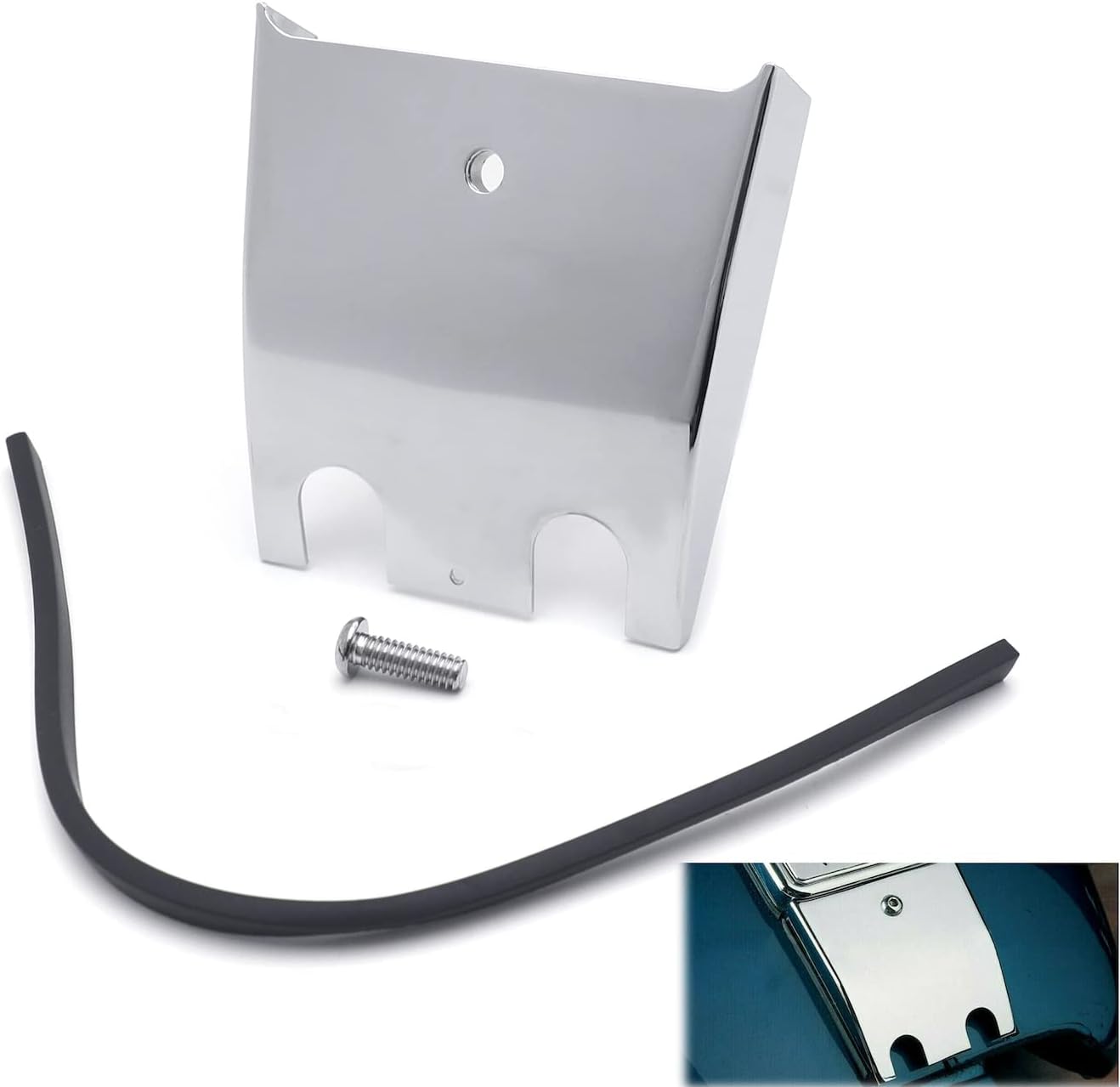 Extensión de panel de tablero (cromado) para H-D Touring FLHT FLTR 98-07 Street Glide 2006 PN MT455-001-CD