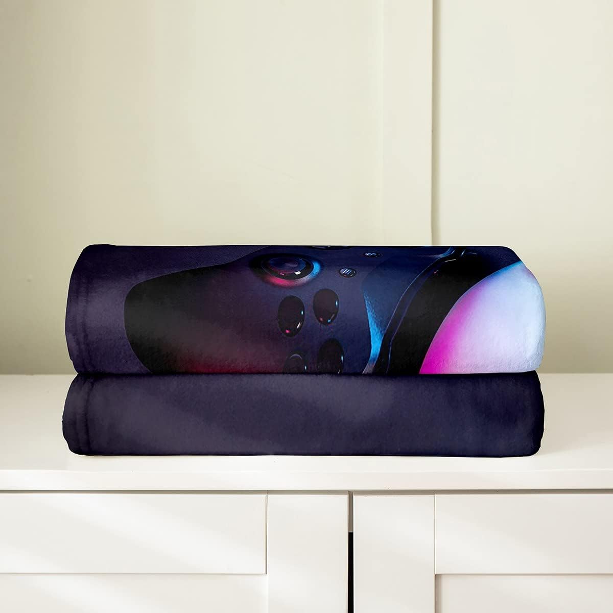 Manta de cama para jugadores para todas las estaciones, manta de forro polar para juegos, manta mullida de franela para niños y niñas, manta de