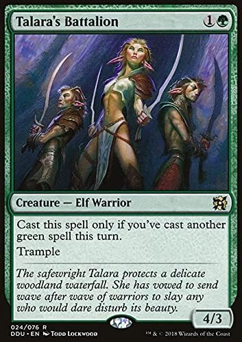 MTG Magic The Gathering – Talara’s Battalion (24) Mazos de duelo Elfos vs Inventores DDU