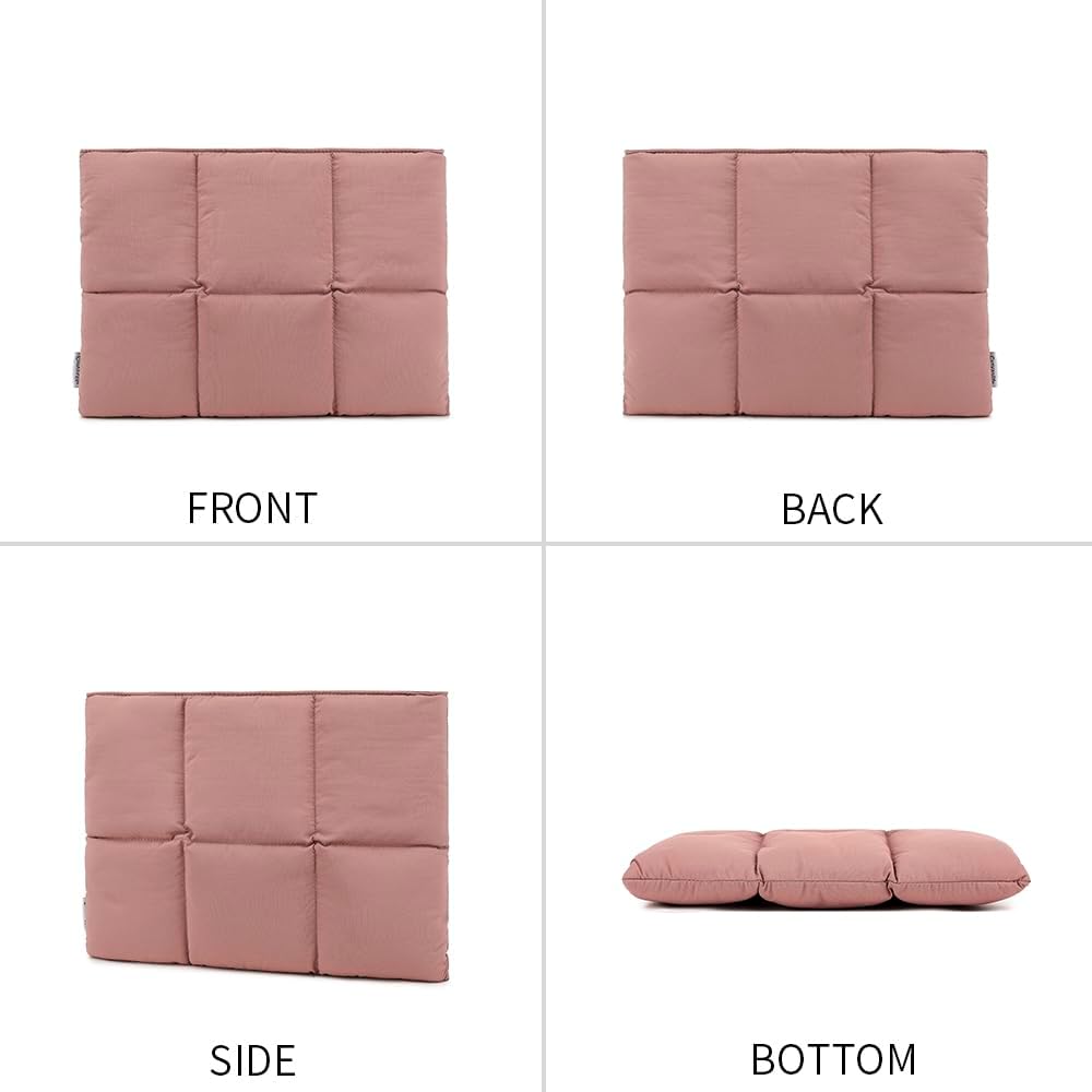 Canvaslife Funda acolchada para laptop de 15 pulgadas y 15.4 pulgadas, funda acolchada para laptop para mujer, funda de almohada compatible con