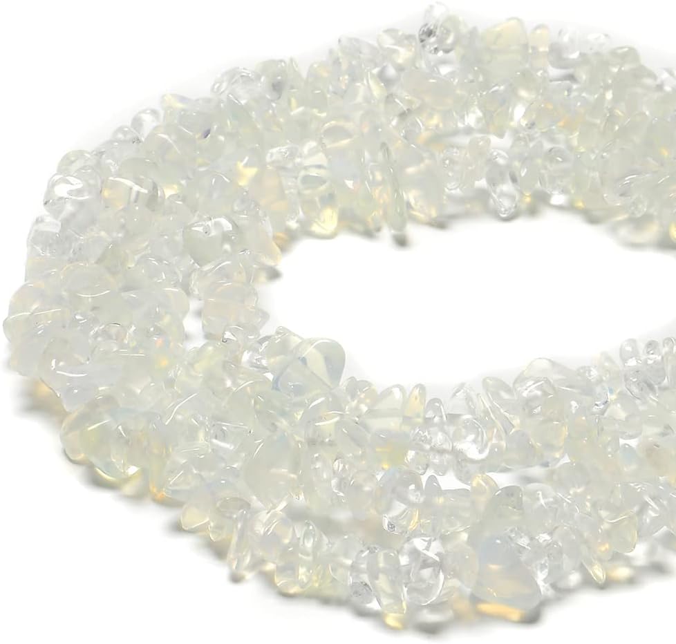 Cuentas de piedras preciosas de opalita natural de 0.197-0.315 in, cristales curativos, pulseras de cintura, kit de collar, piedra irregular,