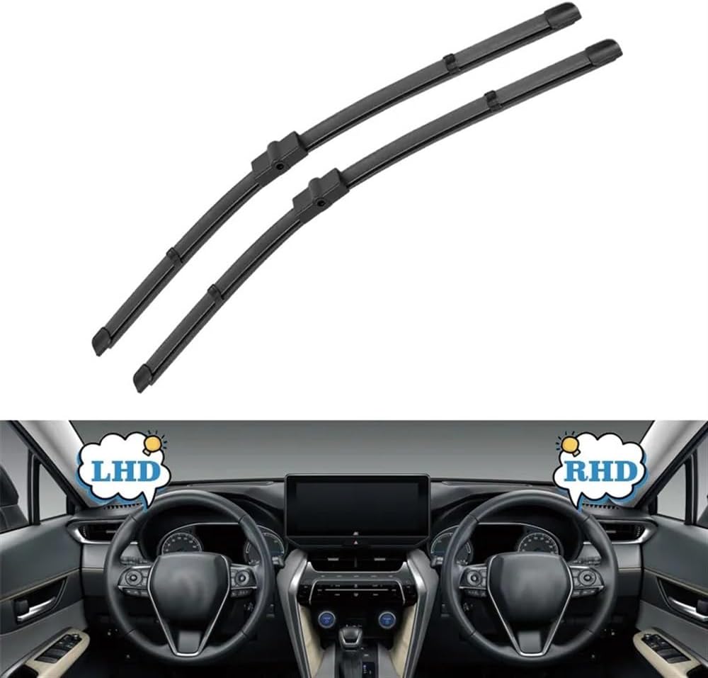Escobillas de limpiaparabrisas compatibles con VW T5 Transporter Caravelle Multivan California Kombi Shuttle – Escobillas para parabrisas delantero