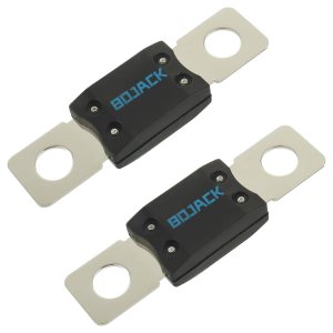 BOJACK MEGAAMG Fusible de alta corriente atornillado 300A Amp para automóviles, camiones, vehículos de construcción, autobuses, caravanas (paquete BOJACK MEGAAMG Fusible de alta corriente atornillado 300A Amp para automóviles, camiones, vehículos de construcción, autobuses, caravanas (paquete
