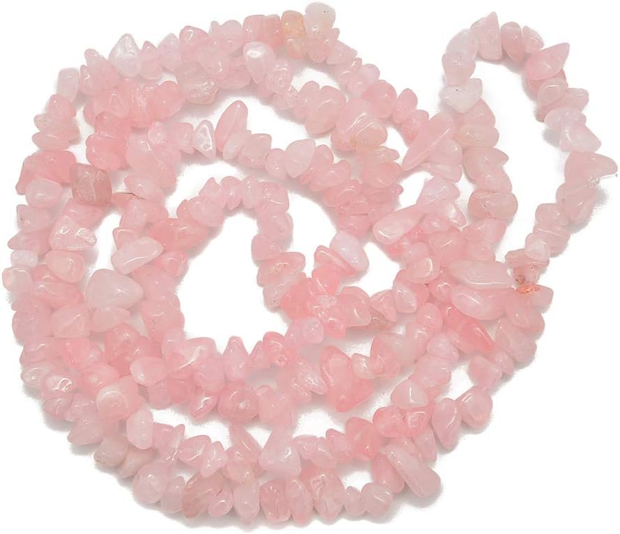 PLTbeads Kit de collar y pulseras de cintura con piedras preciosas curativas natrales de 0.197-0.315 in, piedra irregular, diseño de manualidades,