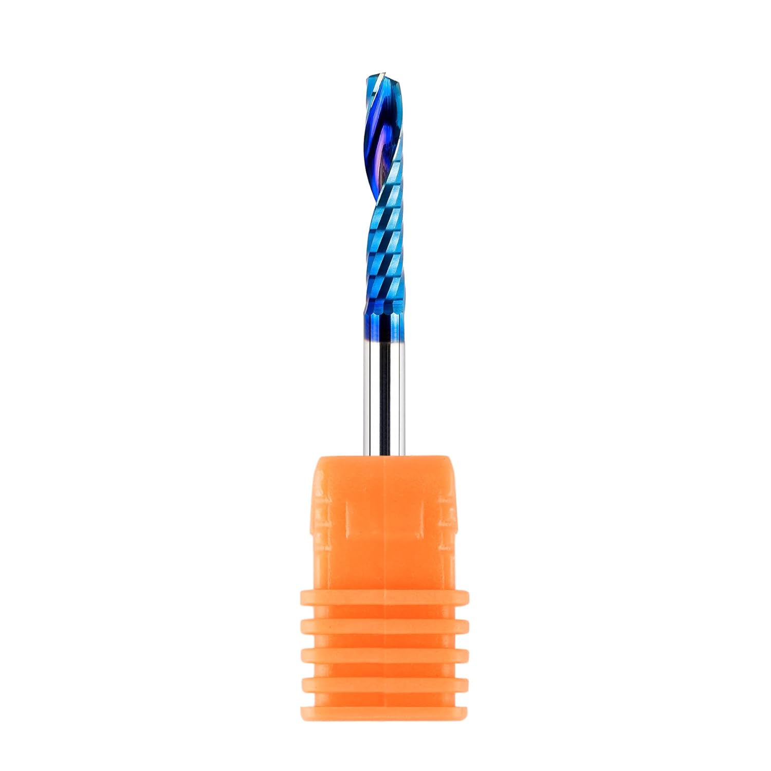 2 piezas O Flauta espiral Router Bits de 18 pulgadas de diámetro de corte 18 pulgada vástago de 34 pulgadas de longitud de corte de carburo CNC Bits