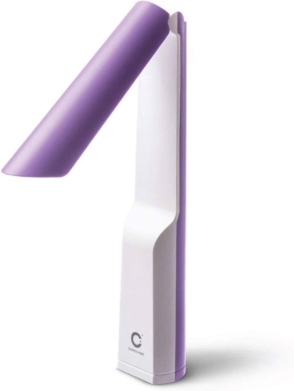 Compass Home Design Accents – Lámpara desinfectante de luz UV, portátil, esterilización LED UVC, luz desinfectante germicida con bloqueo para niños,