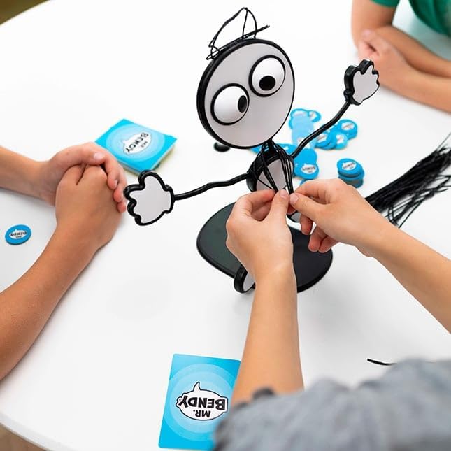 Fat Brain Toys Mr. Bendy – Manualidad, curva y adivina! Juego de fiesta para niños y adultos