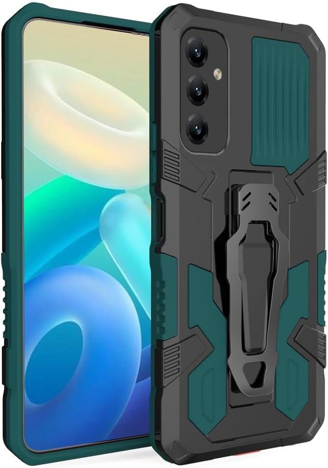 Funda compatible con Samsung Galaxy A32 4G, función atril integrado a prueba de golpes, compatible con Samsung Galaxy A32 4G, funda 2 en 1, color