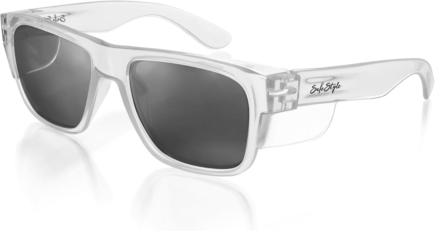 SafeStyle Fusions – Lentes de seguridad con certificación ANSI Z87.1+, transparentes, tintados y polarizados