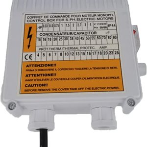 Caja de control sumergible de 110 V60 Hz, bomba de pozo sumergible 0.75KW, 1HP, accesorios de bomba de agua, controlador de interruptor de arranque Caja de control sumergible de 110 V60 Hz, bomba de pozo sumergible 0.75KW, 1HP, accesorios de bomba de agua, controlador de interruptor de arranque