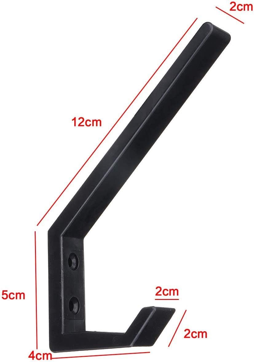 4 soportes para casco, ganchos colgantes de plástico para colgar en la pared, sombrero, guante, zapatero (blanco-4 unidades)