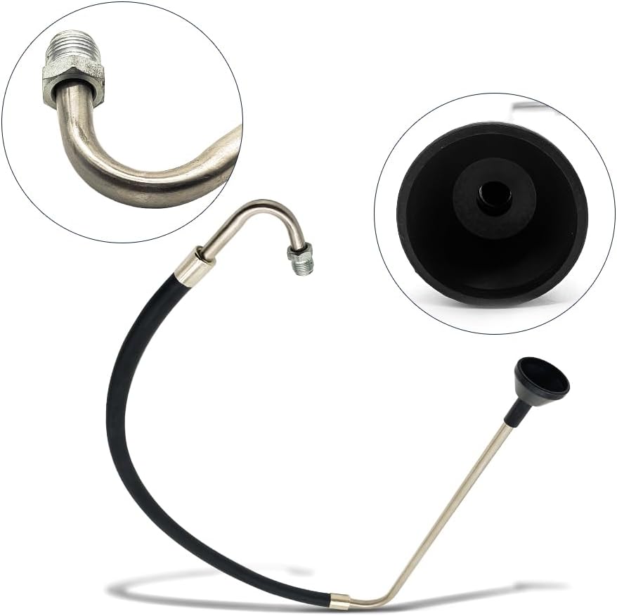 Tubo de succión de acero inoxidable y línea de reflujo Accesorios de pulverizador de pintura sin aire para Graco 390 395 490 495 595 Máquina de