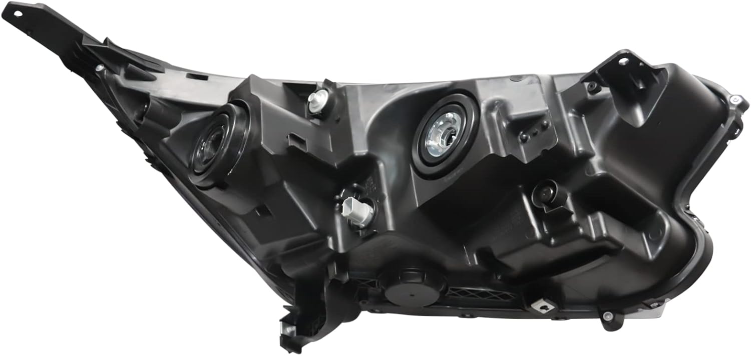 CNCEST Par de faros delanteros halógenos LED DRL  Carcasa Balck lente transparente  Ajuste directo  Para Honda CRV 2017 2018 2019 2020 2021