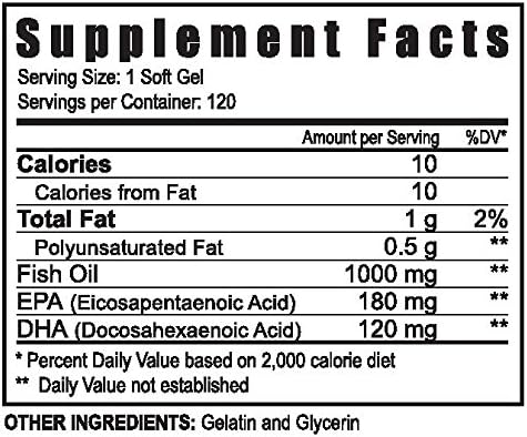 PROJOBA OMEGA 3 Ácidos grasos esenciales, EPA y DHA – 120 CAPS