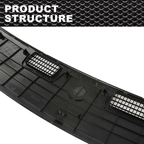 Panel superior de salpicadero negro compatible con Dodge Ram 1500 2002-2005Dodge Ram 2500 3500 2003-2005 5GT31XDVAA 5GT31XDVAB 5GT31XDVAC