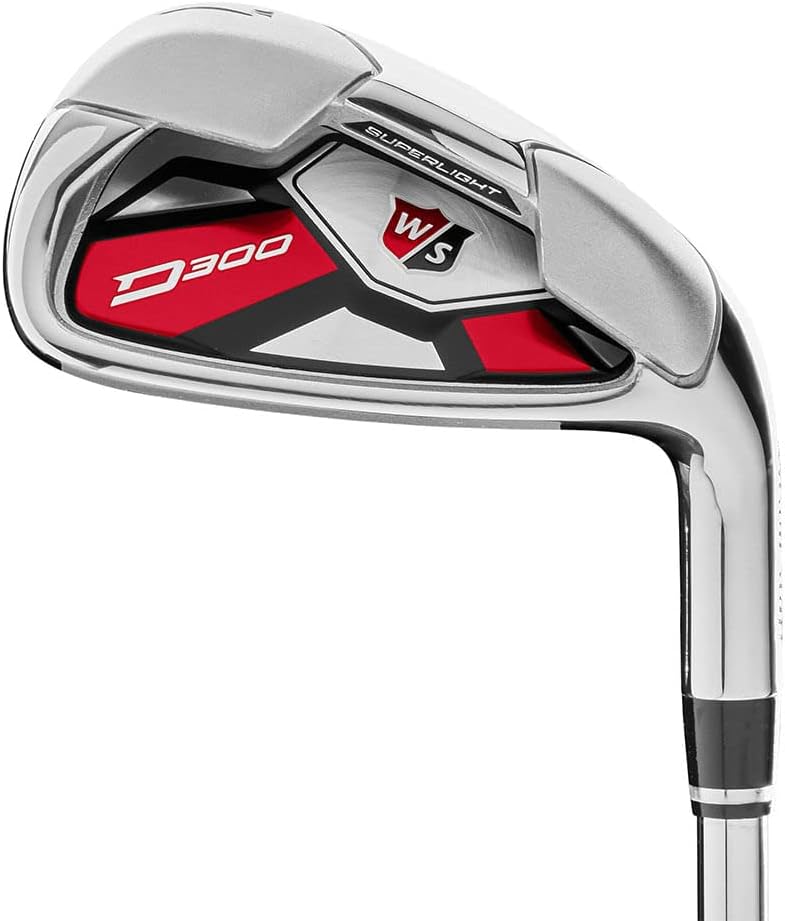Wilson D300 Sl Combo Hierros #4H, 5-Pw Grafito Regular Derecho