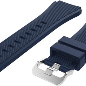 AMSH 22 0.787 in banda de silicona para Galaxy Watch 46 1.654 in correas deportivas para Samsung Gear S3 FrontierClassic Active 2 para Huawei Watch AMSH 22 0.787 in banda de silicona para Galaxy Watch 46 1.654 in correas deportivas para Samsung Gear S3 FrontierClassic Active 2 para Huawei Watch