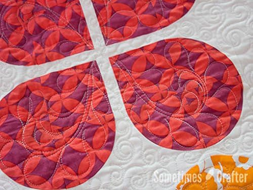 Juego de plantillas de flores retro de 2 pulgadas de pulgada – 18 pulgadas