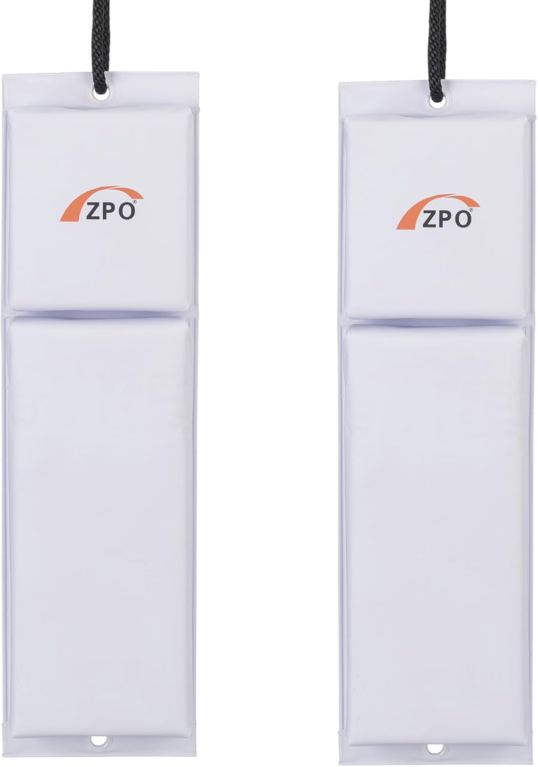 ZPO Guardabarros de barco, parachoques de barco para acoplamiento, paquete de 2 guardabarros de barco con 2 cuerdas duraderas para moto acuática, 24