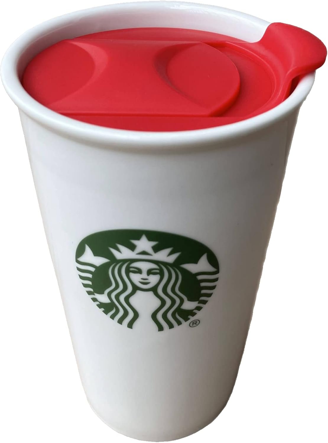 MIE Tapa de repuesto para taza de café y taza de té  Competible con taza de viaje de cerámica Starbucks de 10 onzas, 12 onzas, 16 onzas, tapa