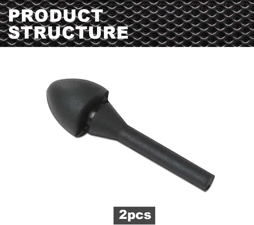 Parachoques de goma para puerta de combustible de gas, compatible con muchos modelos de Chrysler 1945-1990, repuesto de tapón de parachoques de