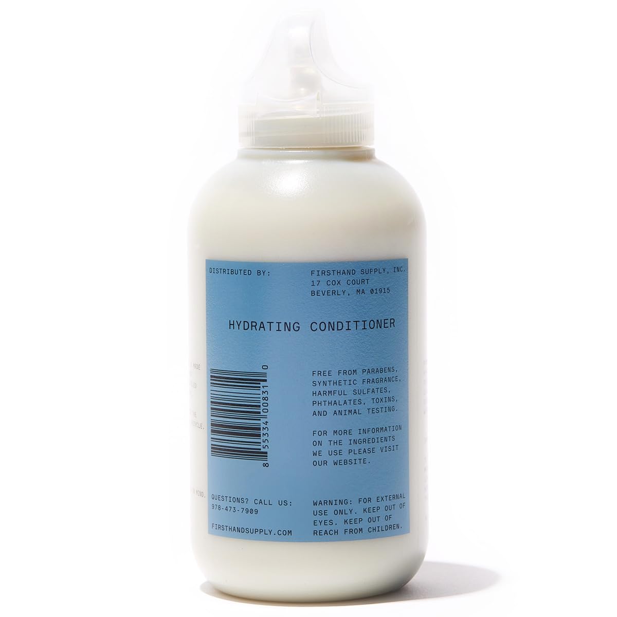 Firsthand Supply – Acondicionador hidratante para el cabello, ingredientes limpios y no tóxicos para el cuidado del cabello, miel y azúcar para tu