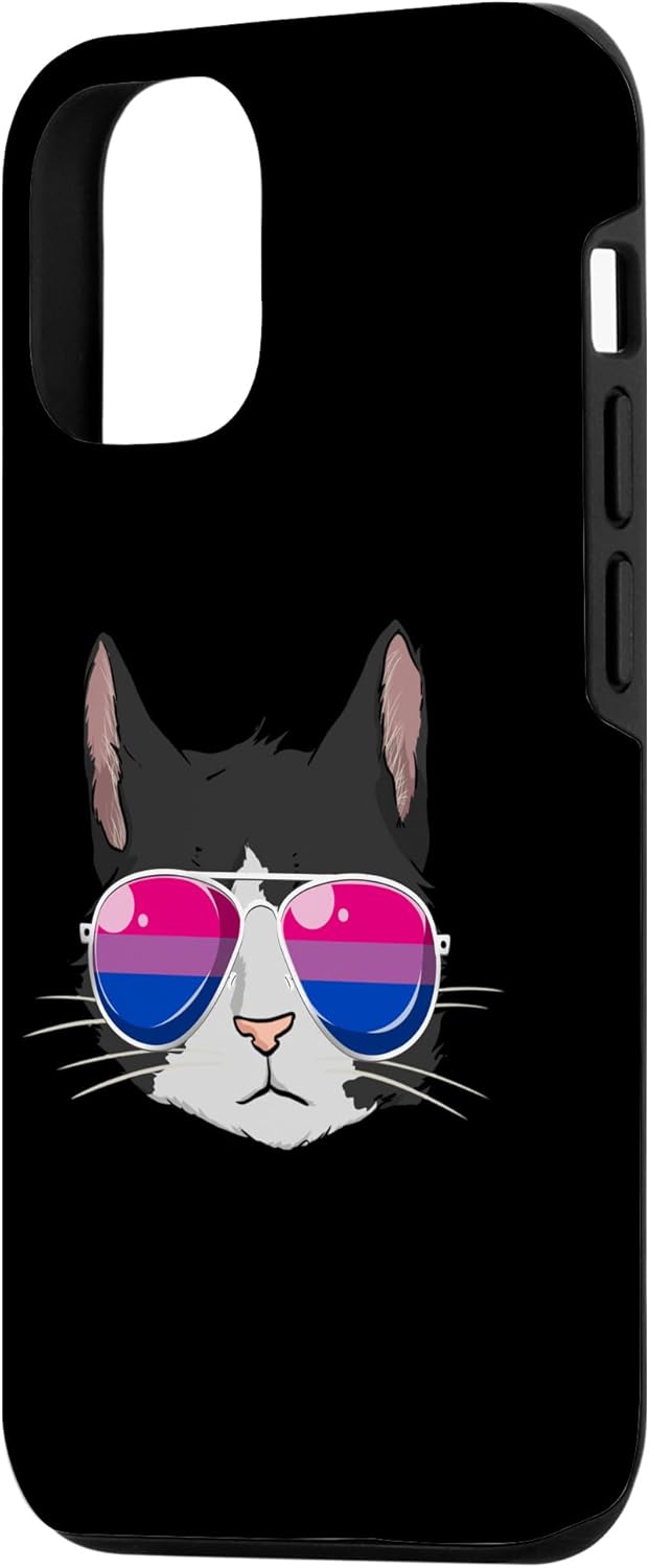 iPhone 1212 Pro Bisexual Cat Bi Sexual Gato Dueño de Mascotas LGBTQ Bisexual Case