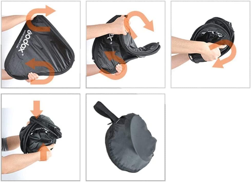 Godox Softbox de 32 x 32 pulgadas con soporte Godox tipo S Speedlite, kit de softbox portátil de montaje Bowens adecuado para Godox V1 AD200Pro