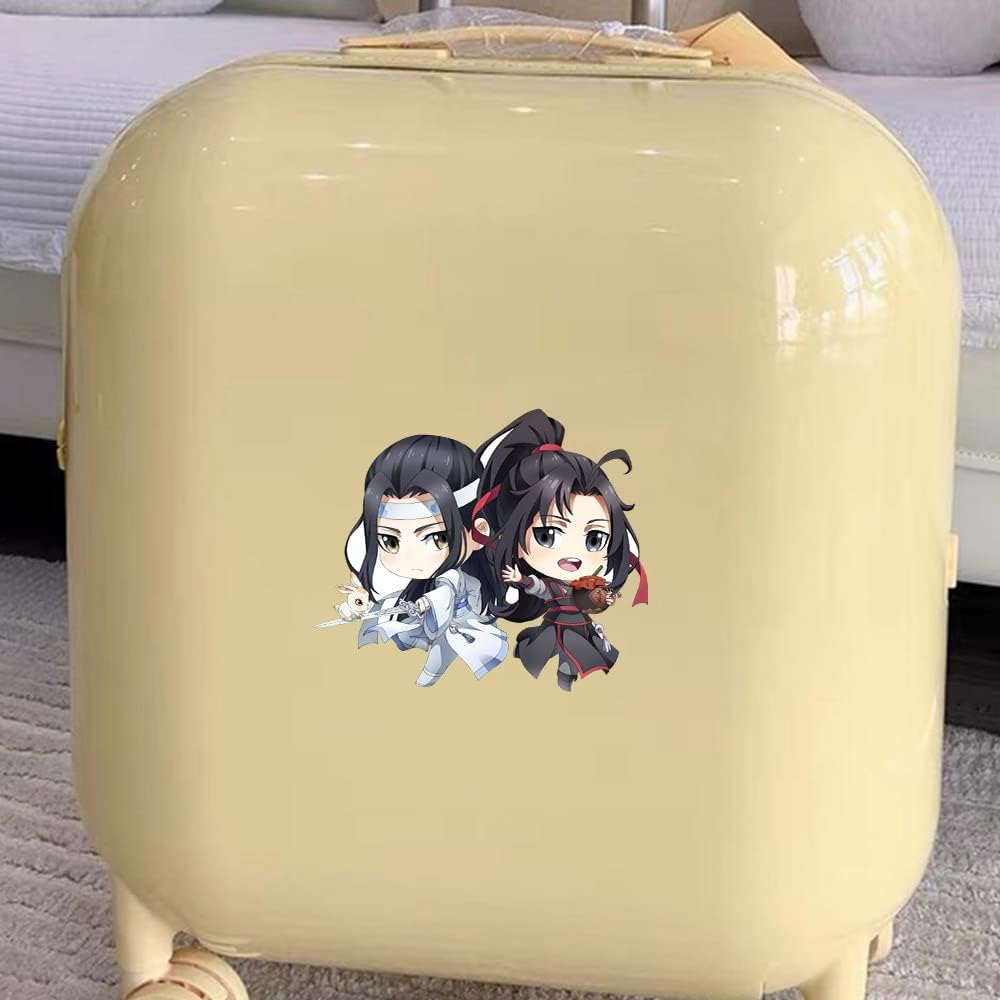 EARLFAMILY Calcomanía de coche de 5.1 pulgadas para el gran maestro del cultivo demoníaco LAN Zhan Anime Cartoon Decal Window Trunk Laptop Decor