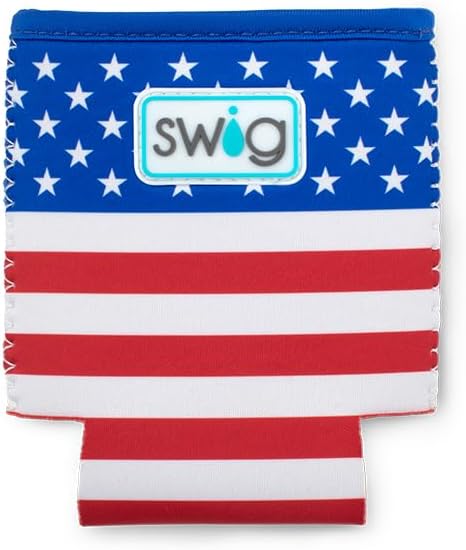 Swig Life Enfriador de latas estándar + botellas, funda aislante de neopreno con bolsillo para tarjeta de crédito, para latas o botellas de tamaño