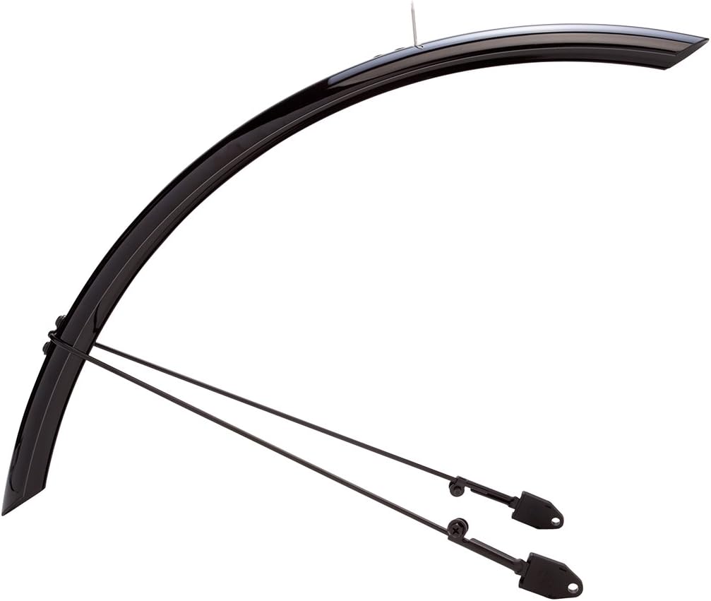 Planet Bike Guardabarros completos para bicicleta, 27.559 x 1.772 in, color negro, se adapta a neumáticos de hasta 1.378 in de ancho