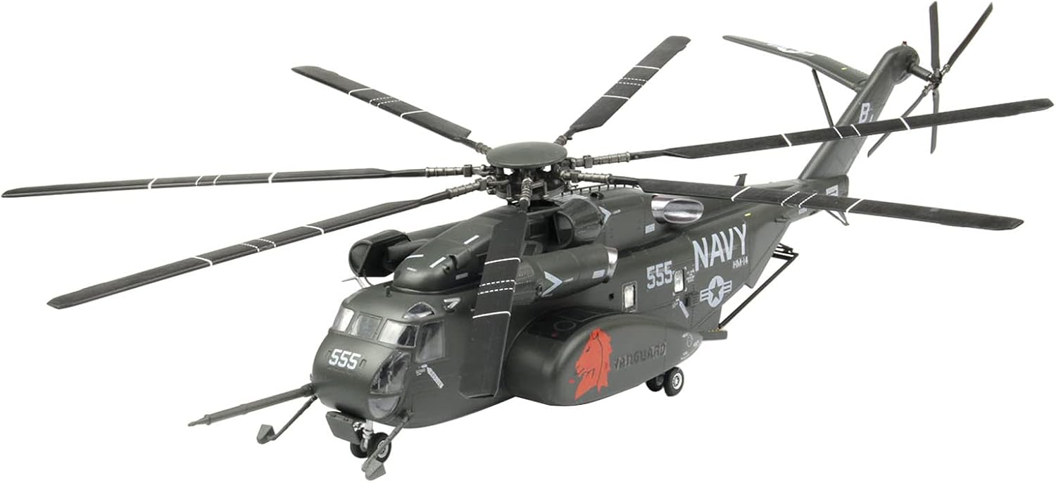 PlatzItaleri 172 US Navy Minesweeping Transport Helicopter MH-53E Seadragon HM-14 Vanguard Plastic Model TPA-18 Molded Color