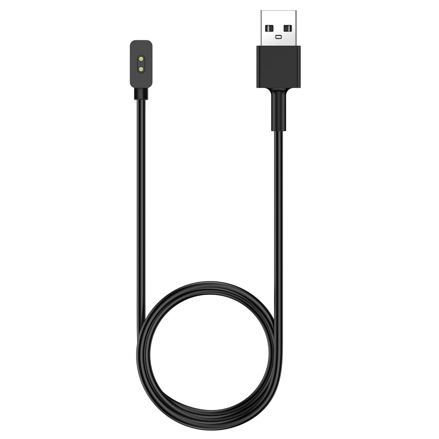 Lettou Cable de carga de repuesto para reloj inteligente Xiaomi-Mi-Band-8Redmi-Band-2 (negro, 1 unidad3.3 pies)