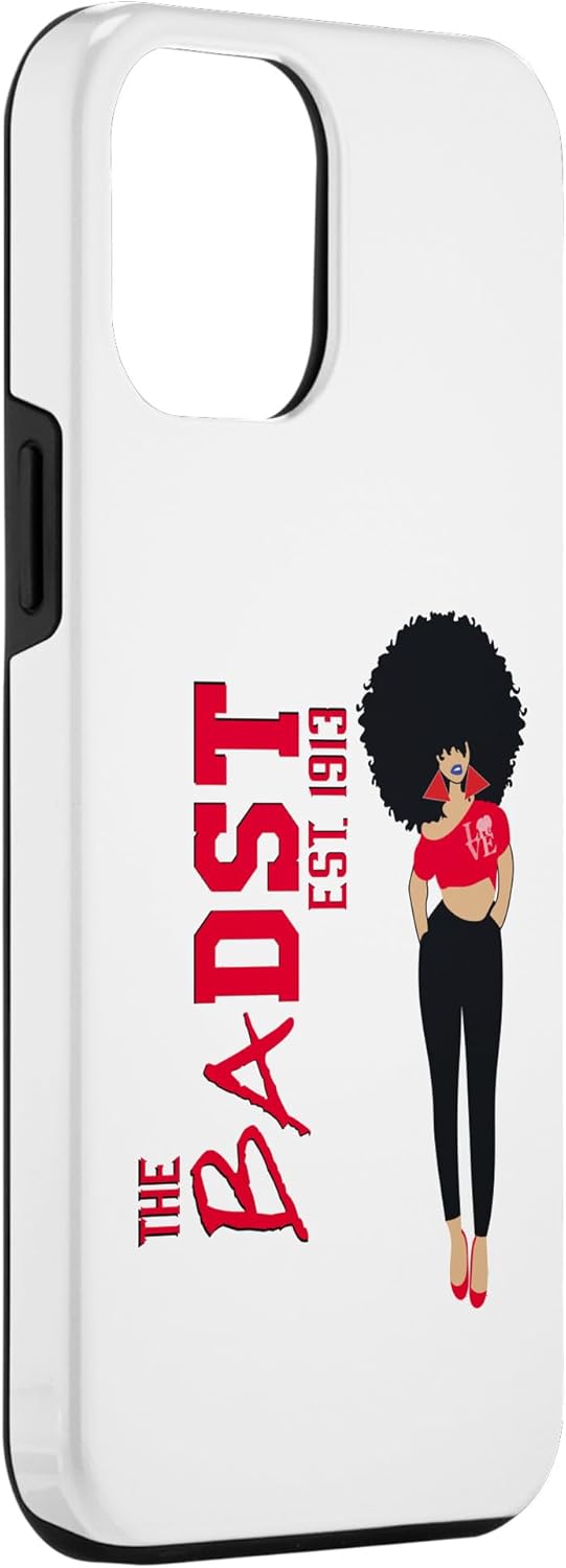 iPhone 12 Pro Max Sassy Afro Lady Heels The Badst Love Elephant Case