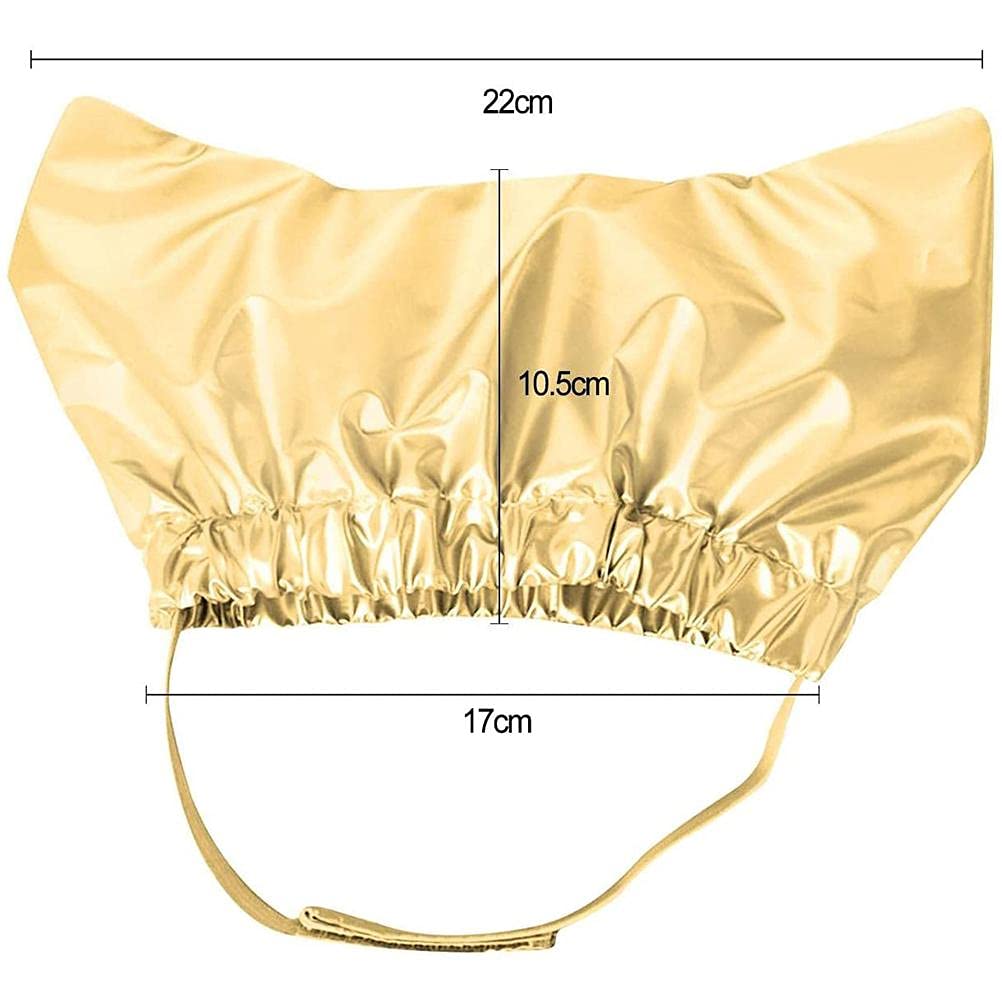 Zerodis Gorro de ducha para mascotas, gorro impermeable, protección para los oídos de la ducha de mascotas, cubiertas para orejas de perro,