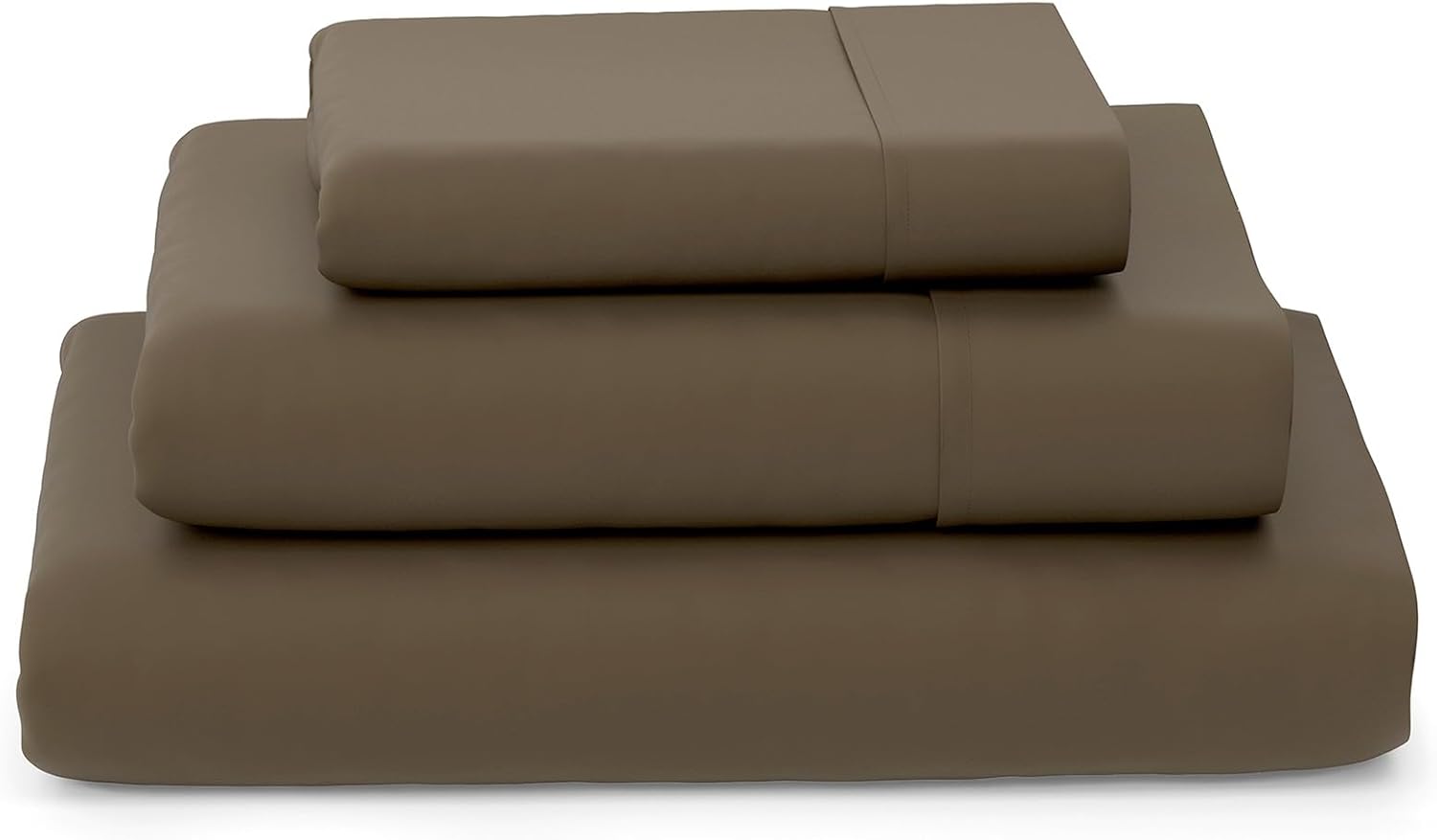 Cosy House Collection – Juego de sábanas de lujo de bambú, mezcla de fibra natural de bambú, resistente a arrugas, 3 piezas (1 sábana bajera, 1
